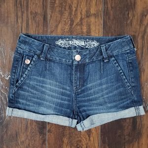 Denim shorts